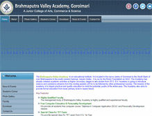 Tablet Screenshot of brahmaputravalleyacademy.com